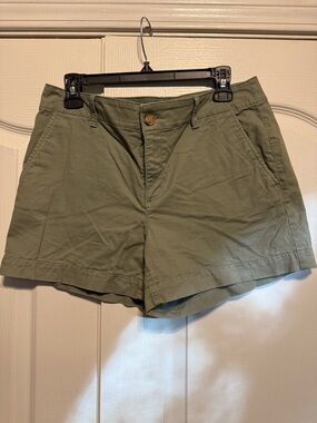 LOFT Olive Monroe Chino Shorts